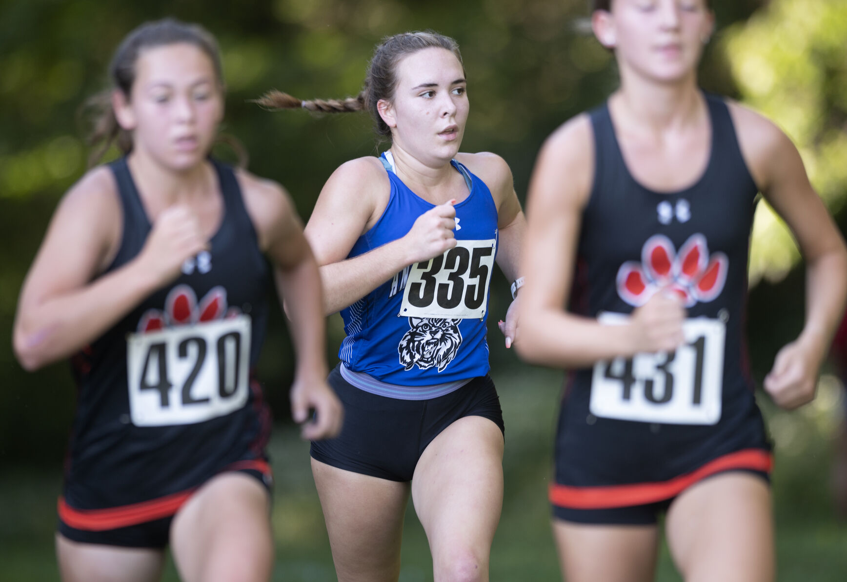 Edwardsville Invitational girls race